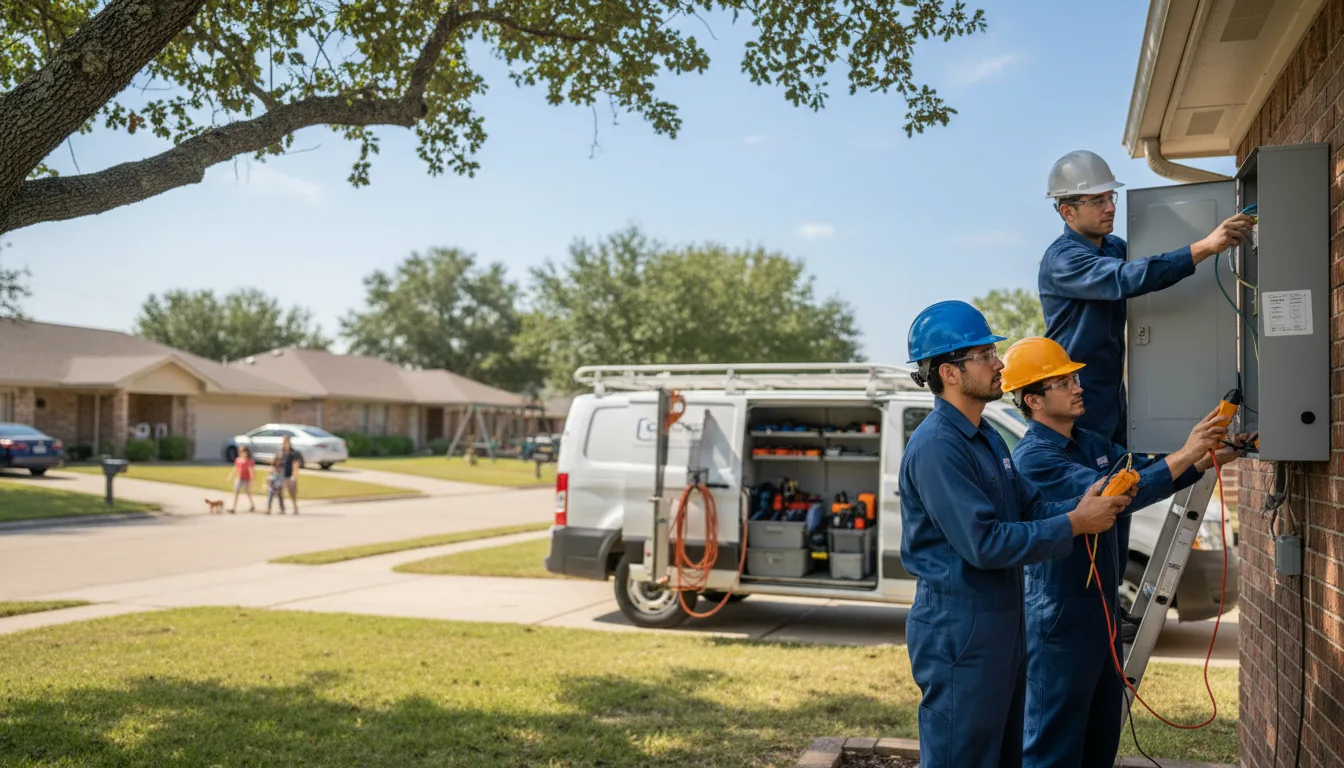 Certified electrician providing emergency electrical services in Booneville, IA